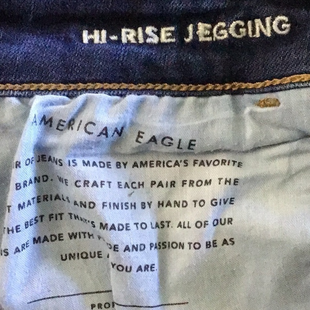 American Eagle High Rise Jegging 14 R - Picture 9 of 12